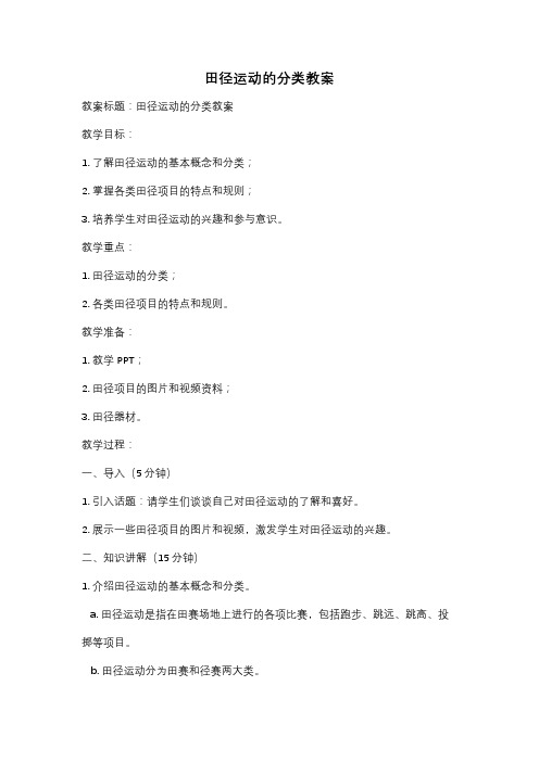九游体育田径运动的分类(图4)