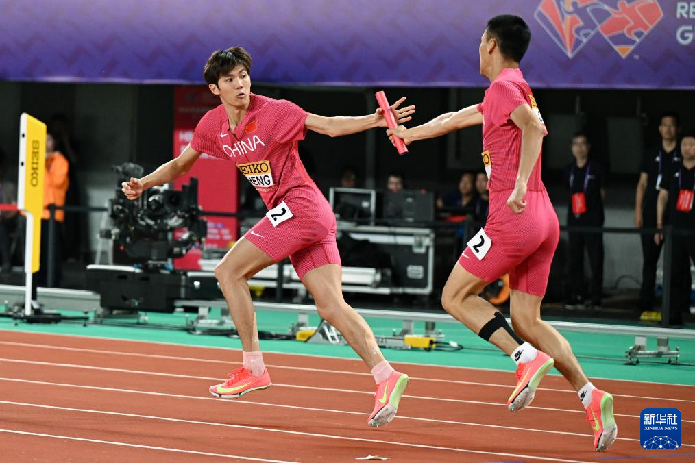 田径—九游体育—世界接力赛：中国队获得男子4x400米接力第八名(图3)