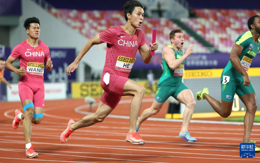 田径——世界接力赛：中国队获得九游体育东京世锦赛男子4x100米接力参赛资格(图2)