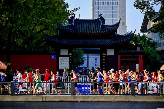 九游体育成都马拉松赛事路线日青羊见！(图2)