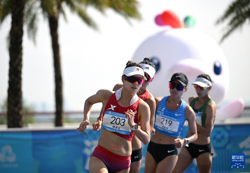 九游体育全运会丨田径——女子20公里竞走决赛举行(图8)