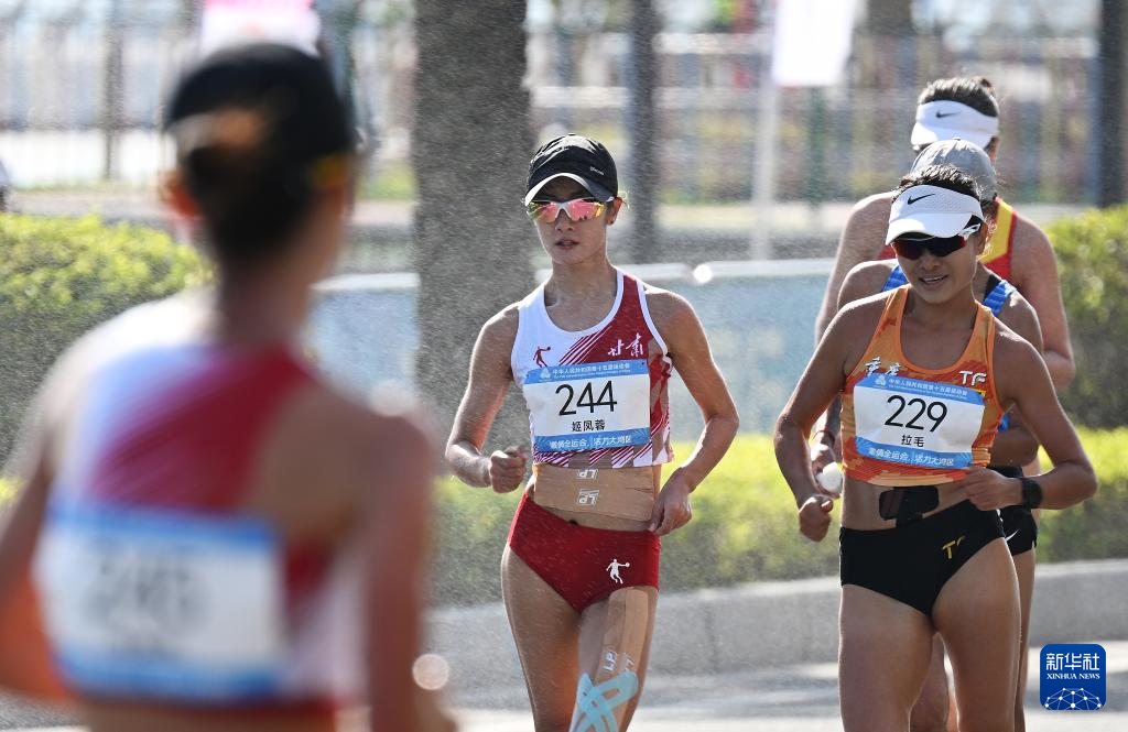 九游体育全运会丨田径——女子20公里竞走决赛举行(图17)