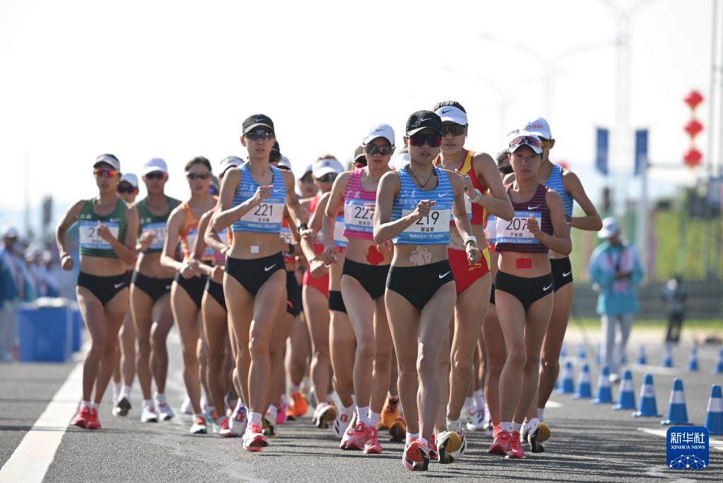 九游体育全运会丨田径——女子20公里竞走决赛举行(图27)