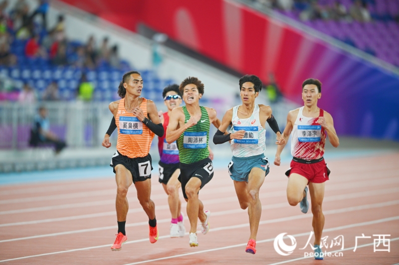 九游体育热血开跑！广西健儿亮相全运会田径赛场(图2)